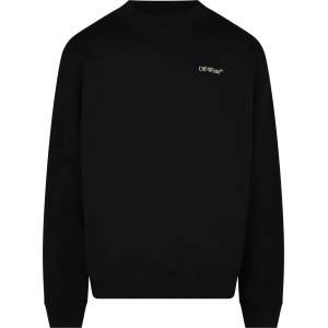 Off White Блуза Off White Mens Bolt Arrow Cotton Sweatshirt - Black