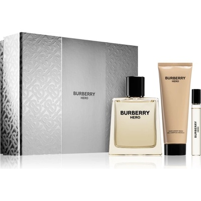 Burberry Hero EDT 100 ml + sprchový gél 75 ml + EDT 7,5 ml darčeková sada