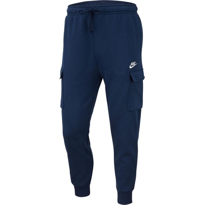 Nike Панталони Nike Sportswear Club Fleece Men's Cargo Pants - Navy/White