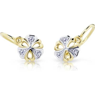 Cutie Jewellery diamonds Zlaté náušničky mašličky diamantem C2230