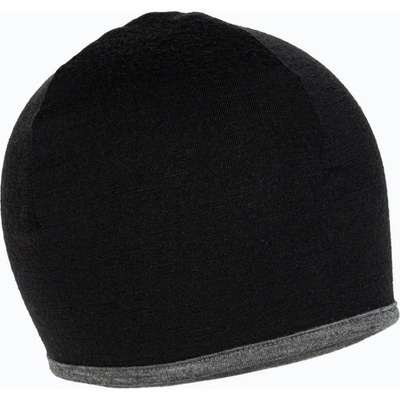 Icebreaker Pocket Hat IBM200 black Gritstone HTHR
