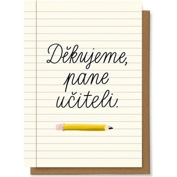 Přání „Děkujeme pane učiteli“