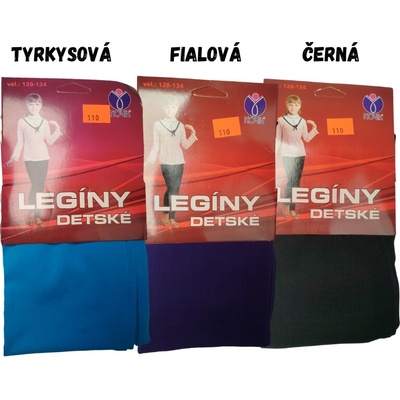 dětské legíny silonkové Novia černá