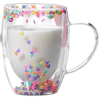 CupHup Стъклена термо чаша CupHup Party Star (03-02)