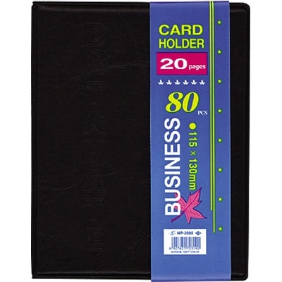 Визитник 80 визитки Business Черен (1306035-08-9206090)