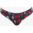 Dedoles Veselé dámske nohavičky brazilky Lienky a červené maky D W UN BL C C 208