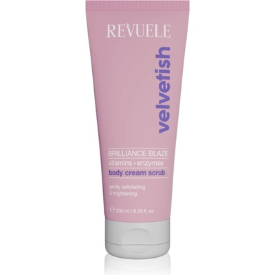 Revuele Velvetish Brilliance Blaze Body Cream Scrub озаряващ пилинг за тяло 200ml