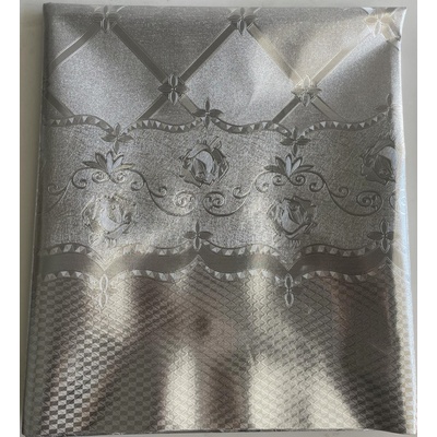 Top textil PVC ubrus stříbrný 140x180cm