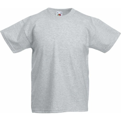 Fruit Of The Loom Kids Original T světle šedý melír