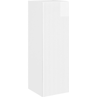 vidaXL Стенно Баня Кабинет Бял гланц 33 x 34, 5 x 60 см (890536)