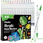 Ohuhu Акрилни маркери двувърхи 36бр Brush & Dot