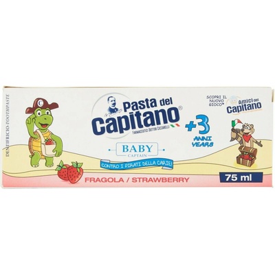 Pasta del capitano detská jahoda 75 ml