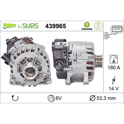Generátor startéru VALEO 439965