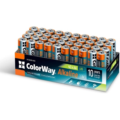 ColorWay Alkaline Power AA 40ks CW-BALR06-40CB