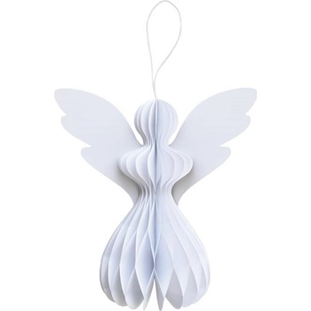 Delight Department Bílý papírový anděl 22 cm