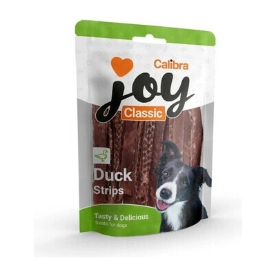 CALIBRA Dog Joy Classic Duck Strips pásky z kačice 80 g