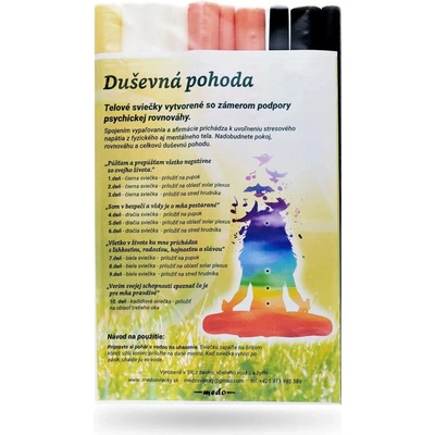Medosviecky Jan Melich tělové svíčky Duševní pohoda