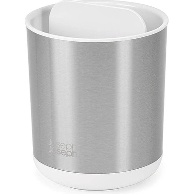 JOSEPH Stojánek na kartáčky malý Duo Steel Caddy 70607 nerez/bílý – Zbozi.Blesk.cz