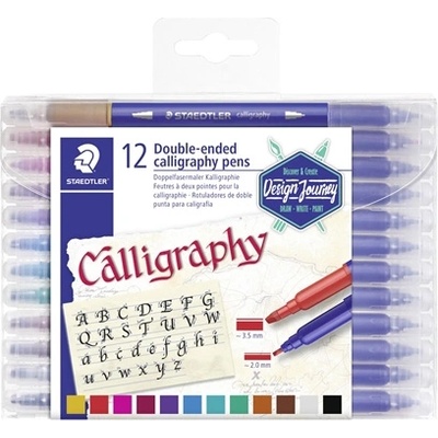STAEDTLER Кalligrafpen Duo 2, 0+3, 5 ass (12) (3005 TB12)