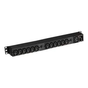 Eaton EFLX12I power distribution unit (PDU) 1U Black 13 AC outlet(s) EFLX12I, Basic, 1U, Single-phase, Rackmount, Horizontal/Vertical,