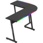 Huzaro Hero 6.0 RGB геймърско бюро, черно (HZ-HERO 6.0 BLACK RGB)