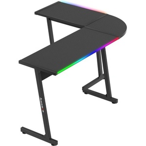 Huzaro Hero 6.0 RGB геймърско бюро, черно (HZ-HERO 6.0 BLACK RGB)