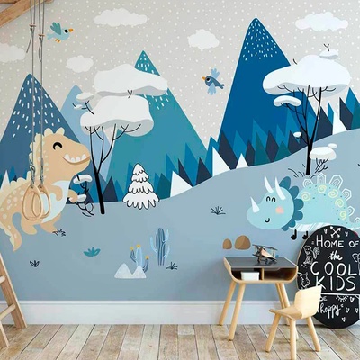 Art gift Тапет за детска стая - Праисторическа гора