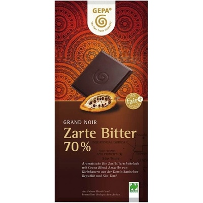 Gepa Bio hořká 70 % Amaribe, 100 g