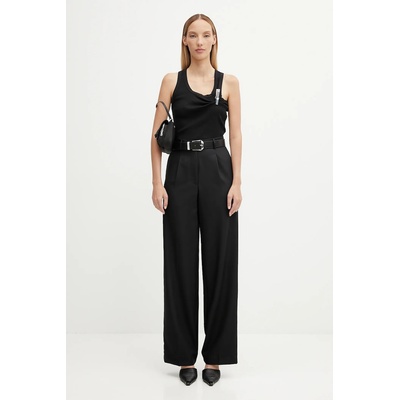 Fiorucci Панталон Fiorucci Wide Leg Tailored Wool (W02FPBPA464WO01BK01)
