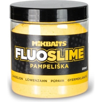 Mikbaits OBALOVACÍ Dip Fluo Slime Pampeliška 100 g