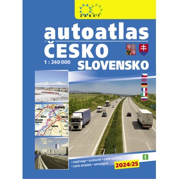 Autoatlas Česká republika Slovenská republika 1:240 000