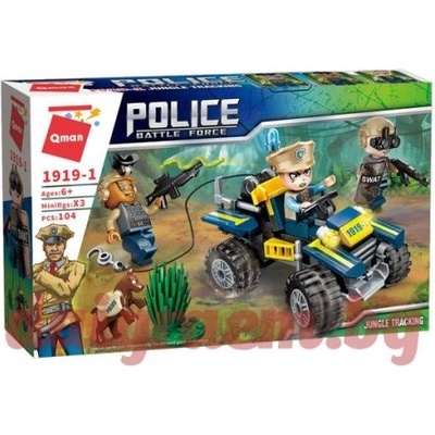 Qman Конструктор qman Полицейски автомобил - спасител 1919-1 (q1919-1)