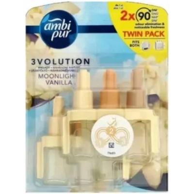 Ambi Pur Náplň do osvěžovače vzduchu 3Volution MoonLight Vanilla vanilka 2 x 20 ml