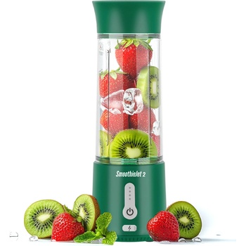 SmoothieJet 2 přenosný USB Smoothie mixér 500 ml Olivová
