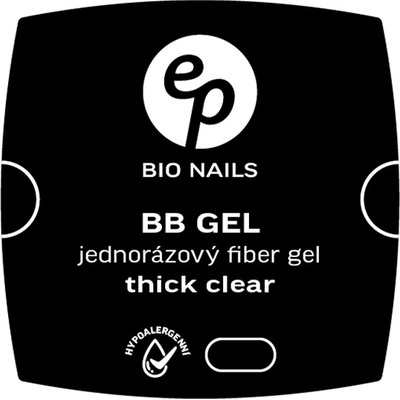 BIO nails BB Fiber THICK CLEAR jednofázový hypoalergenní gel 30 ml