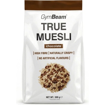 GymBeam Истинско мюсли 500 g шоколад