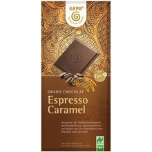 Gepa Bio mliečna čokoláda Espresso karamel, 100 g