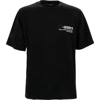 Dolce & Gabbana Good Vibes Black tričko Černá