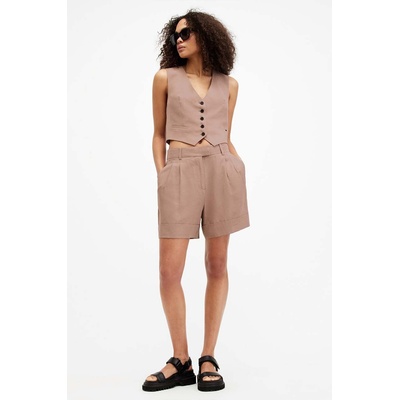 AllSaints Къс панталон с лен AllSaints DERI LYN (WT027Y)