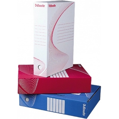 Esselte Архивна кутия за документи, 350х250х80 mm, бяла (OK2126)