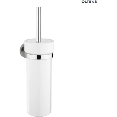 Oltens Gulfoss WC kartáč závěsný s rukojetí 82101000 bílá keramika chrom