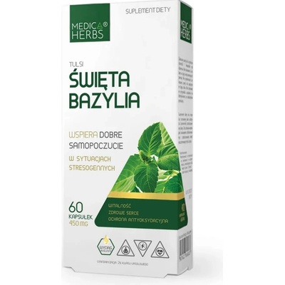 Medica bylinky tulsi bazalka svätá 60 kapsúl