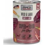 MAC's Mac’s Dog Adult, консерва за пораснали кучета, БЕЗ ЗЪРНО, с дивеч и агне (мин. 70% месо), 400 гр - Германия - 916VE