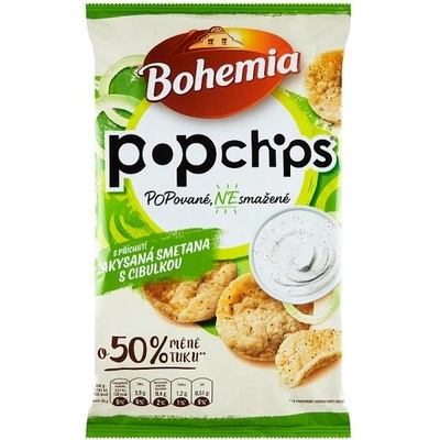 Bohemia Popchips S příchutí zakysaná smetana a cibulka 65 g