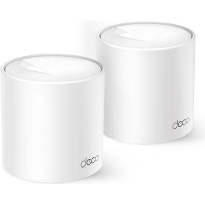 TP-Link Deco X1500 Dvoupásmový (2,4 GHz / 5 GHz) Wi-Fi 6 (802.11ax) Bílá 2 Vnitřní DECO X1500(2-PACK)