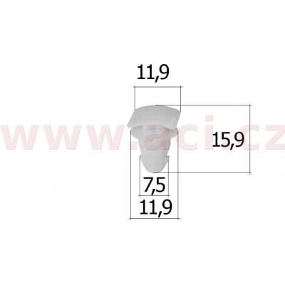 plastová příchytka (sada 10 ks) UP 57336Z