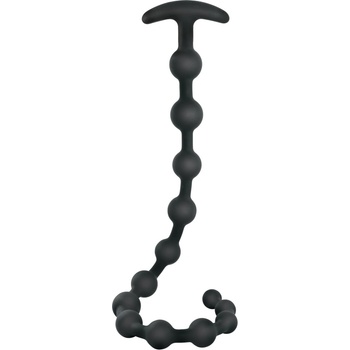 Black Velvets Anal Beads Silicone 50cm