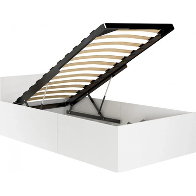 Ak furniture CLP s roštom biela
