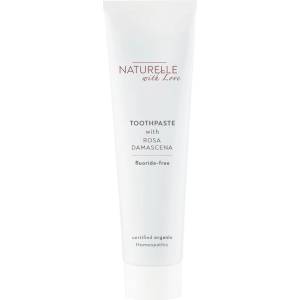 Naturelle with love Хомеопатична паста за зъби с вода от Роза Дамасцена, 65 ml