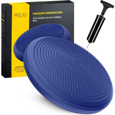 4FIZJO Senzomotorický vankúš MED+ 33 cm tmavomodrý